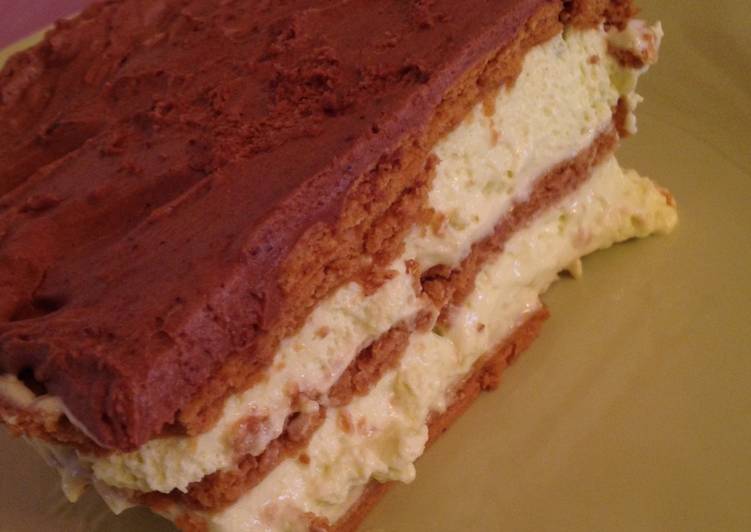 Recipe of Award-winning Eclare Cake (no bake)