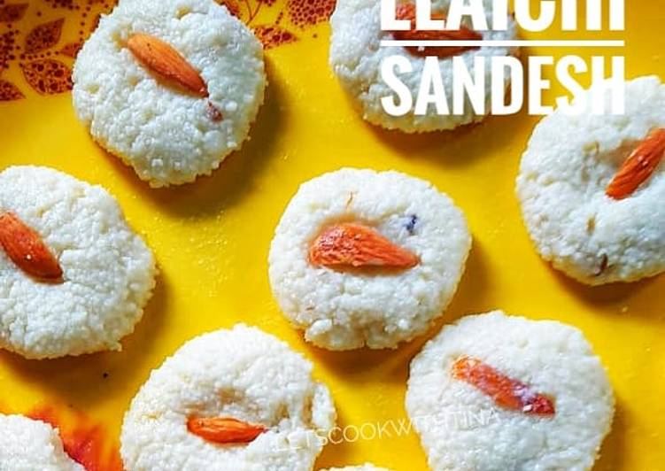 Recipe of Speedy Almond Elaichi Sandesh