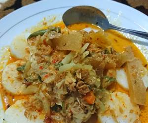 Masakan Populer Lontong Sayur  Krecek Ala Warung