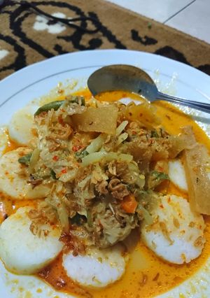 Foto resep Lontong Sayur + Krecek