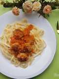 Fettucini Meat Ball (pakai tomat segar)