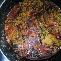 A picture of Egusi soup.