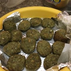 Black chana kabab A picture of Black chana kabab.