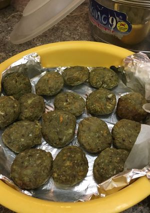 A picture of Black chana kabab.