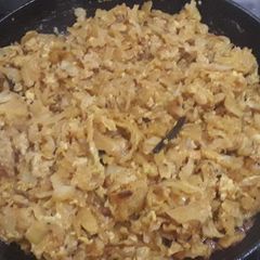 Cabbage egg fry A picture of Cabbage egg fry.
