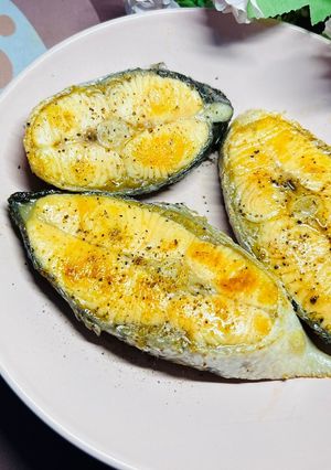 簡易素煎鮭魚排 的食譜成品照片