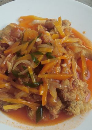 Foto resep Ayam Kriuk Asam Manis
