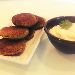 A picture of Chickpea-Spinach Croquettes.