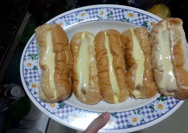 Steps to Make Quick Hot Dog Cheese Kukus