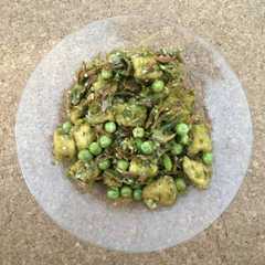 A picture of Teri Tahu Cabe Hijau Rebus.