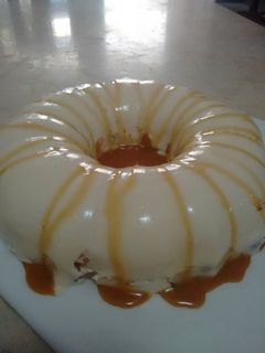 Una foto de Gelatina de tres leches