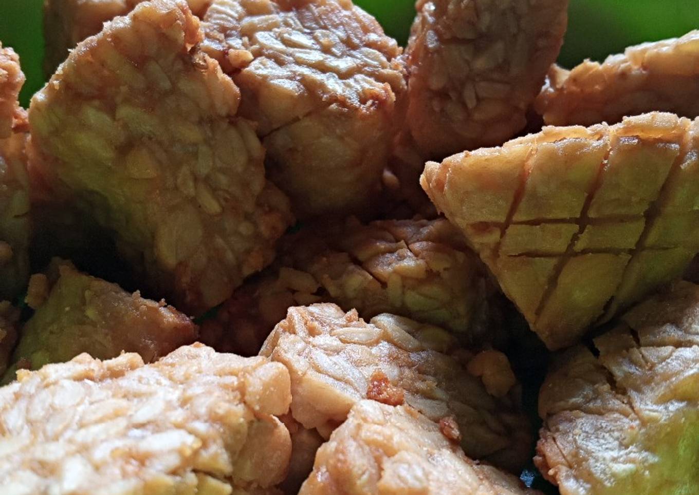Tempe goreng marinasi