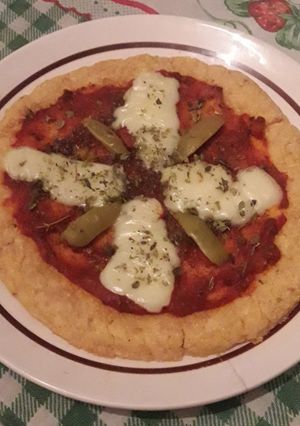 Una foto de Pizza pequeña de coco (keto)