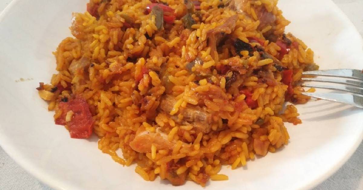 Paella de conejo y verduras Receta de Potablava13 Cookpad