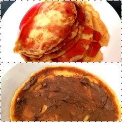 My Pancakes for Brunch with Rasspberry Sauce ❣ A picture of My Pancakes for Brunch with Rasspberry Sauce ❣.
