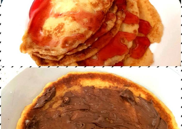 Simple Way to Make Delicious My Pancakes for Brunch with Rasspberry Sauce ❣