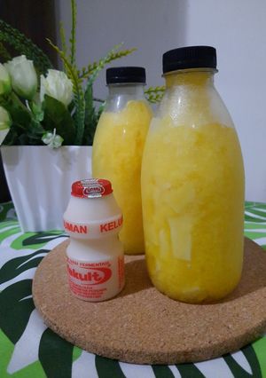 Foto resep Yakult Kocok Pudding Mangga (ide jualan)