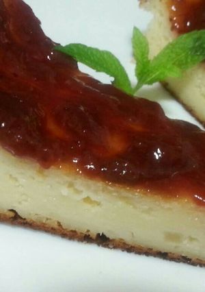 Una foto de Tarta de queso y yogur