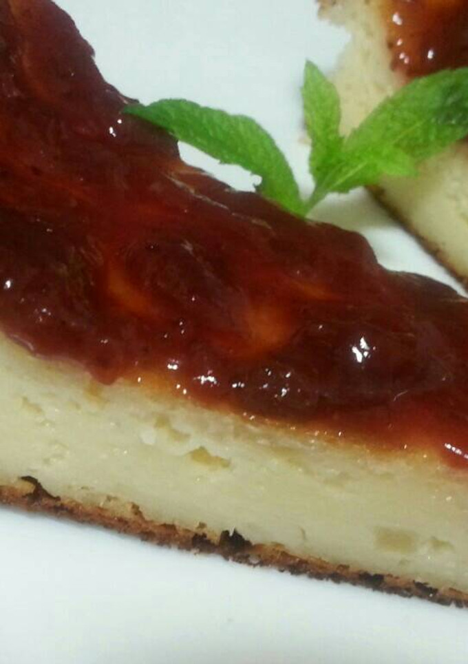 Una foto de Tarta de queso y yogur