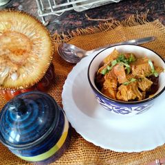 A picture of Marinated Jackfruit Curry.