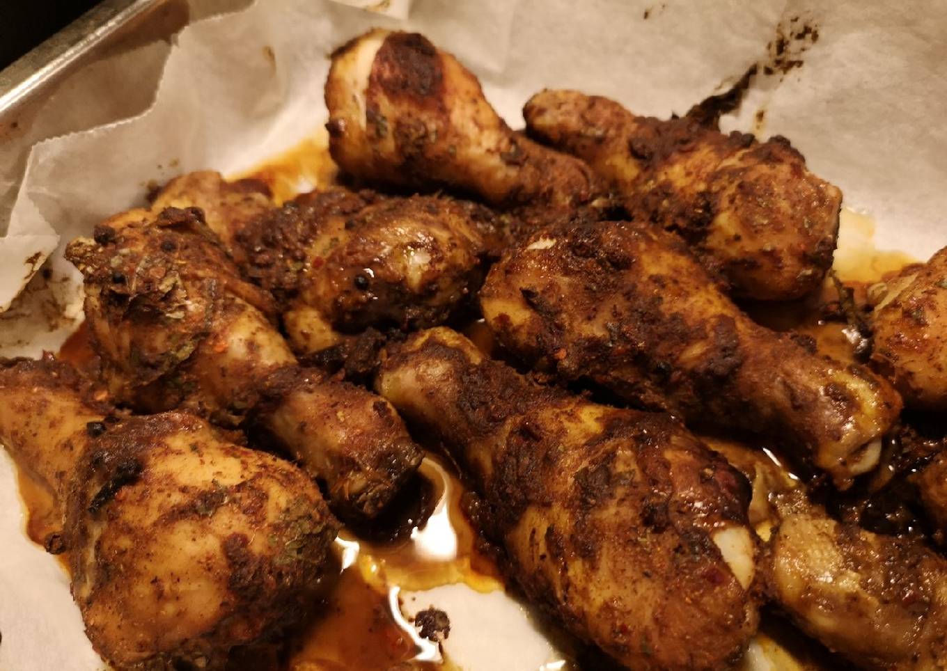 Rooibos spices grilled drumstick