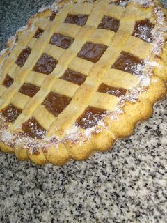 Una foto de Pastafrola de dulce de leche (sin manteca)