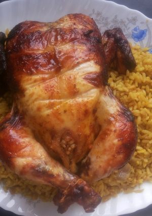صورة لوصفة الفراخ المحشية بالأرز ونتيجة مضمونة