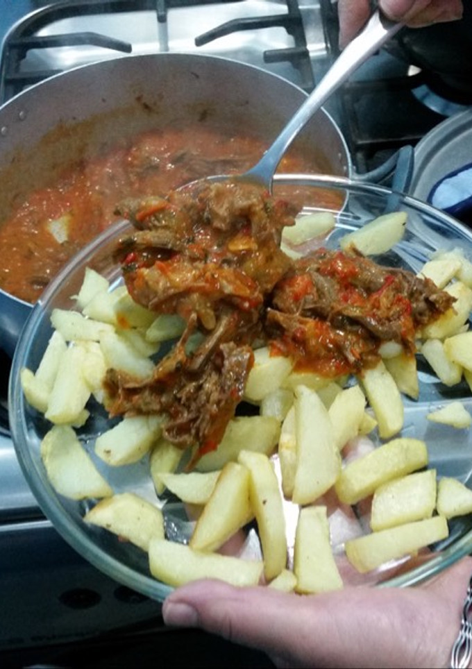 Una foto de Carne mechada