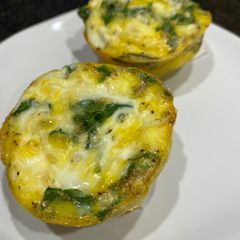 A picture of Spinach Feta Egg Bites.