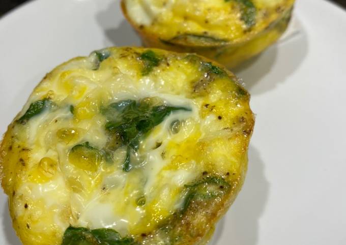 Recipe of Perfect Spinach Feta Egg Bites