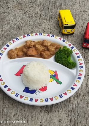 Foto resep Ayam tempe teriyaki (bisa mpasi 15m /1y+)
