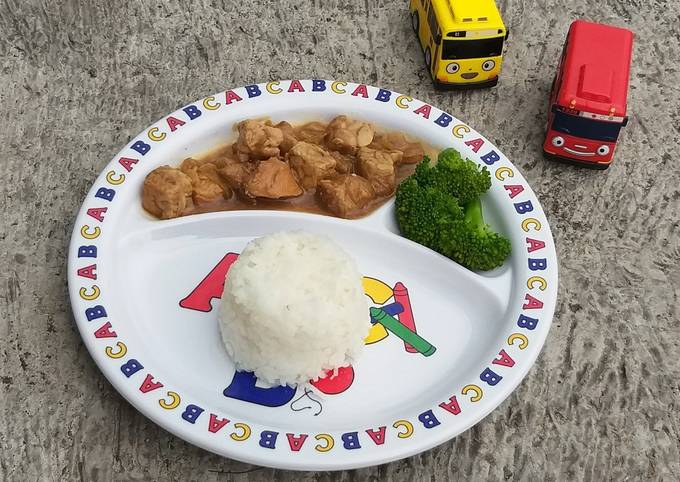 Ayam tempe teriyaki (bisa mpasi 15m /1y+)