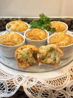Una foto de Bizcochitos con verduras, sin gluten
