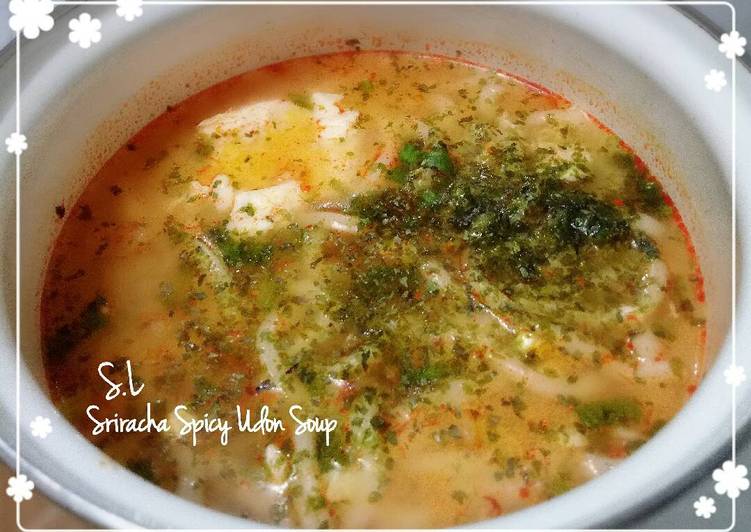 Sriracha Spicy Udon Soup