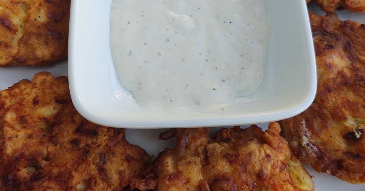 Cheesy Chicken Fritters Recipe By Nh Kitchen Cookpad