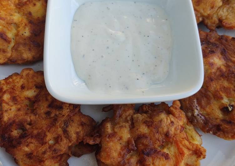Simple Way to Prepare Quick Cheesy Chicken Fritters