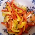 Tangy capsicum salad
