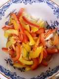 Tangy capsicum salad