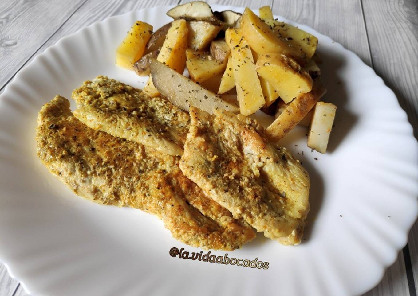 Marinado de limón y curry para pescado y carnes blancas