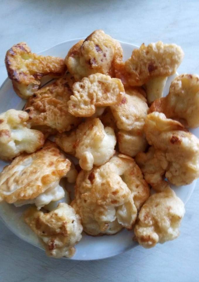 Цветная капуста в пивном кляре