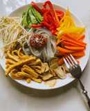 Miến trộn Hàn Quốc chay