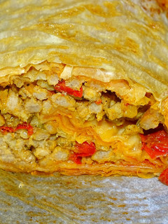 Una foto de Rollo filo con carne picada