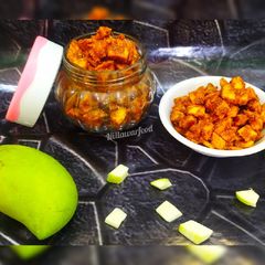 A picture of Instant mango pickle.