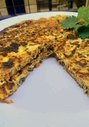 Una foto de Tortilla de Atún y Verduras