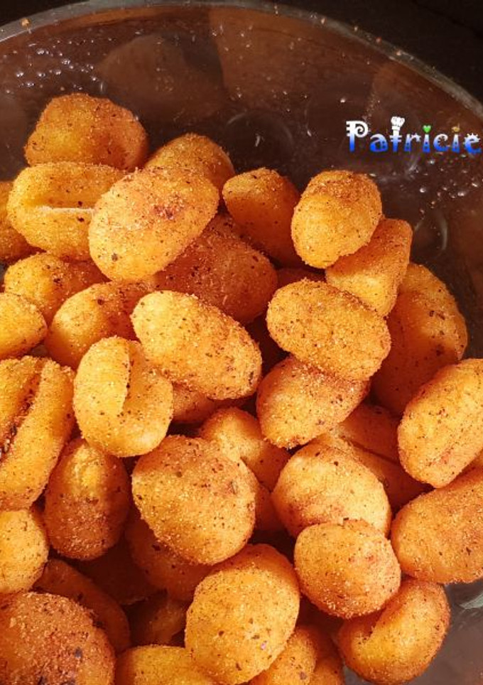 Una foto de Gnocchi o ñoquis en freidora de aire