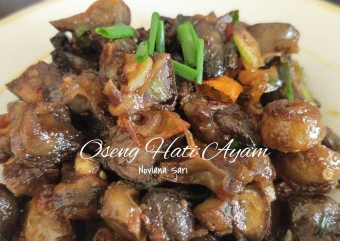 Oseng Hati Ayam Ampela