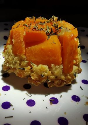 Une photo de Crumble de carottes façon muffins