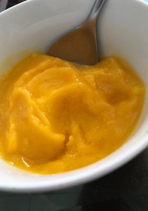 Una foto de Nice cream de mango