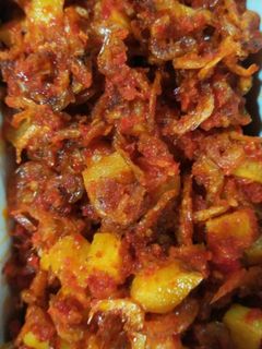 Foto resep Sambal Goreng Balado Kentang Udang Kering