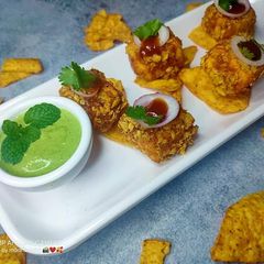 A picture of CRISPY masala paneer tikka.